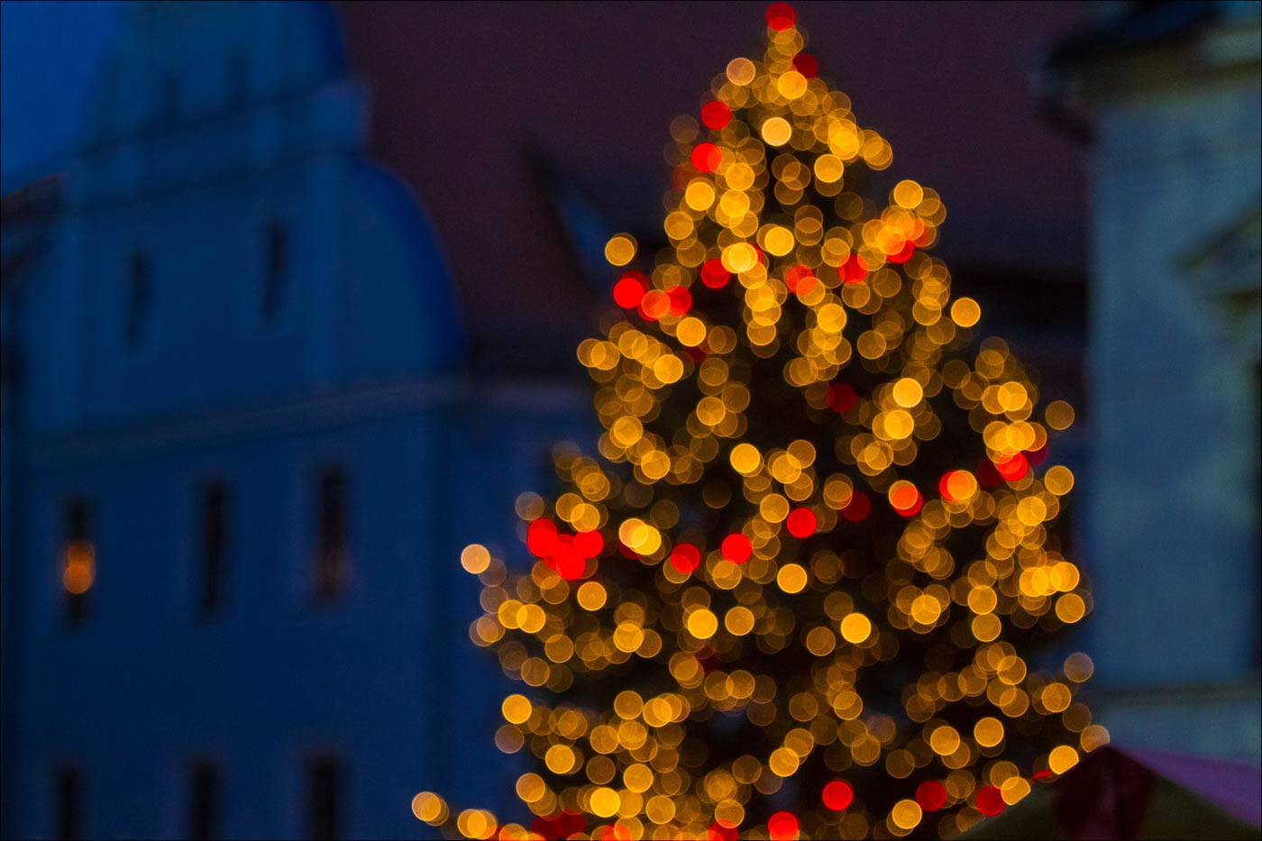 Огни рождественской ярмарки, Пирна, Саксония