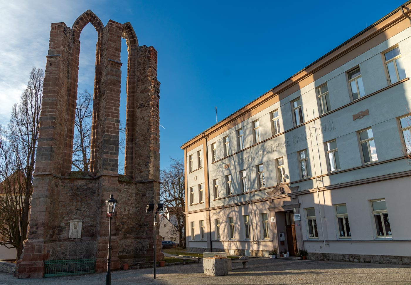 Руины францисканского костела, Benešov